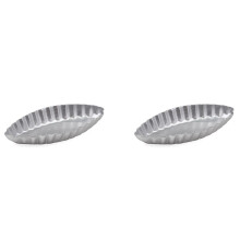 20x Long Fluted Little Boat Shape Egg Tart Moulds Cupcake Liners Cake Baking Pan Bakeware Muffin Cake Cookie Mold