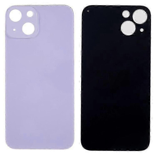 (Purple) Compatible For Iphone 14 Plus Back Battery Housing Cover Replacement
