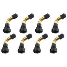 Valvole per Pneumatici 8 Pezzi Gambo Ad Angolo Retto Gomma Un Scatto Nel Ottone Un 90 Gradi per Scooter Elettrico E Scooter Elettrico  M365