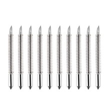 200 Pièces Séries Lames de Coupe de Traceur de Coupeur de Vinyle de Lame de 45 Degrés pour CB09 CB09U Graphtec avec la Base de Support de Lame