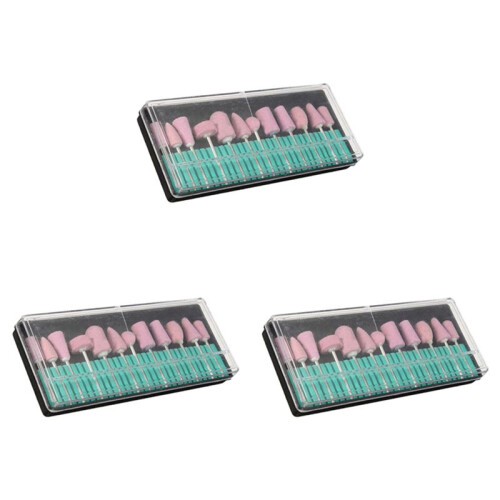 36Pcs/Set Professional Polishing Grinding  Tools Nail Art Ceramic Drill Bits