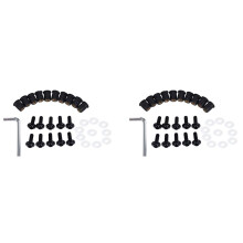 20 Unids Pernos M5 Tuercas de Goma Métricas para Motocicleta Carenado de Carenado Universal para Accesorios de Parabrisas