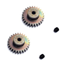 2X 27T Steel Motor Gear Upgrade Parts for  144001 124019 124018 A959-B A959B A969B RC Car Spare Accessories