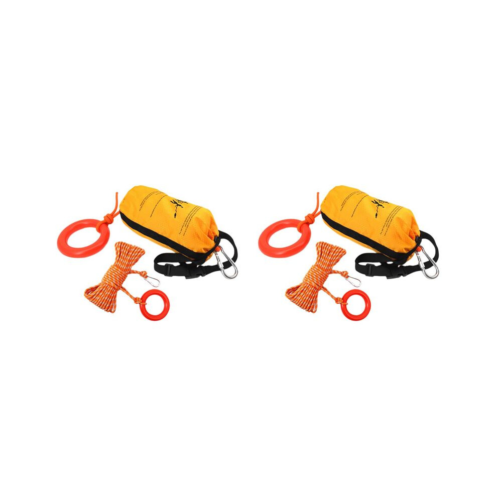 2X Reflective Throw Rope With Throw Bag For Water Rescue Flotation Rescue Ropes 4711123168077
