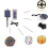 1200mah Solar Panel Control Box Kits Lithium Battery Panel for 3.7v 24v Led String Strip Lamp Dc Ch 2