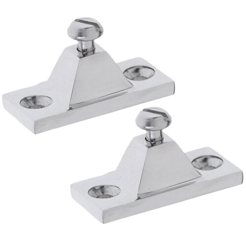 6 Pieces Marine Deck Hinge Boat Bimini Top Fitting Hardware 1