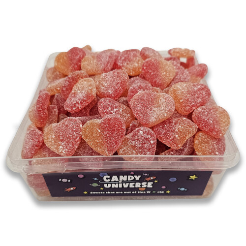 Candy Universe Peach Hearts Tub 800g 1