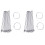 100PCS en Acier Inoxydable Fil de 20cm Porte-Cles 1