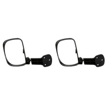 2X Black Rear Tailgate Door Mirror Assembly Car Exterior Parts for  Hiace H200 2005-2013 for RHD DRIVERS