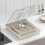 Plastic Cutlery Organizer Box with Lid for Flatware Storage 2