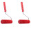 2pcs 7Inch Embossed  Stripe Painting Roller with Handle for Wall Decoration 1