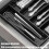 Plastic Cutlery Organizer Box with Lid for Flatware Storage 3