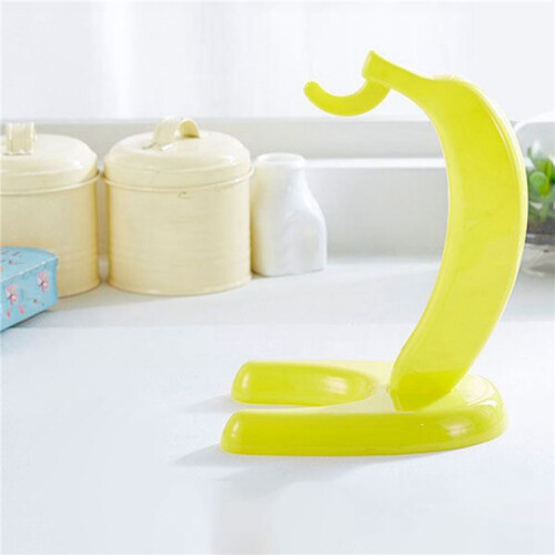 2X  Plastic Banana Hanger Floor Type Fruit Holder Rack Kitchen Storage Organizer Fruit Tool Kitchen Accessories 1
