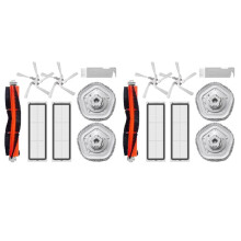 2set Replacement for   Bot W10 W10 Pro Self-Cleaning Vacuum and Mop Main Side Brush Hepa Filter Mop Pads