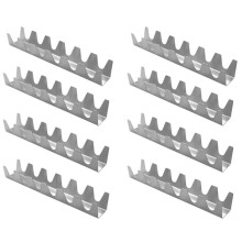 8 Piezas de Acero Inoxidable en Forma de W para Burritos, Soporte para Panqueques, Soporte para Tacos, Rejilla para Hornear Alimentos para