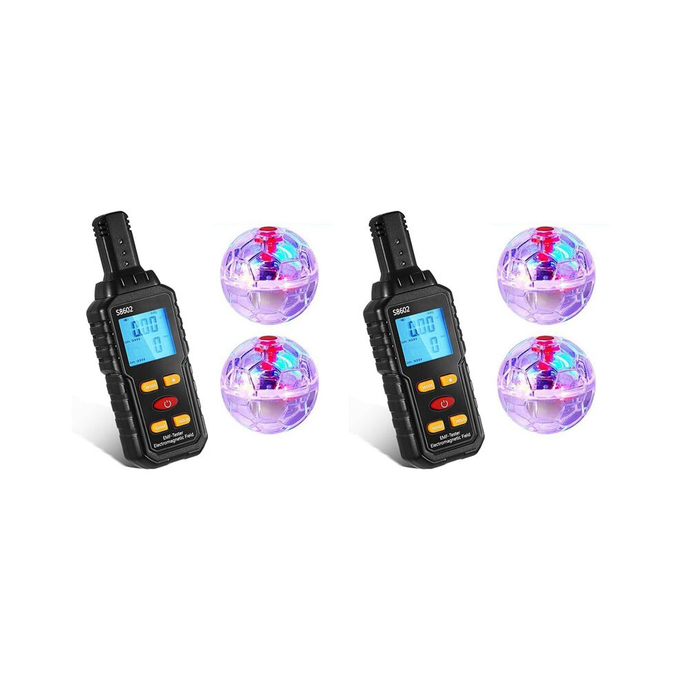 Istovo 2X Equipment Kit, Emf Meter With 2 Motion Light Catballs, Emf Meter Detector Equipment