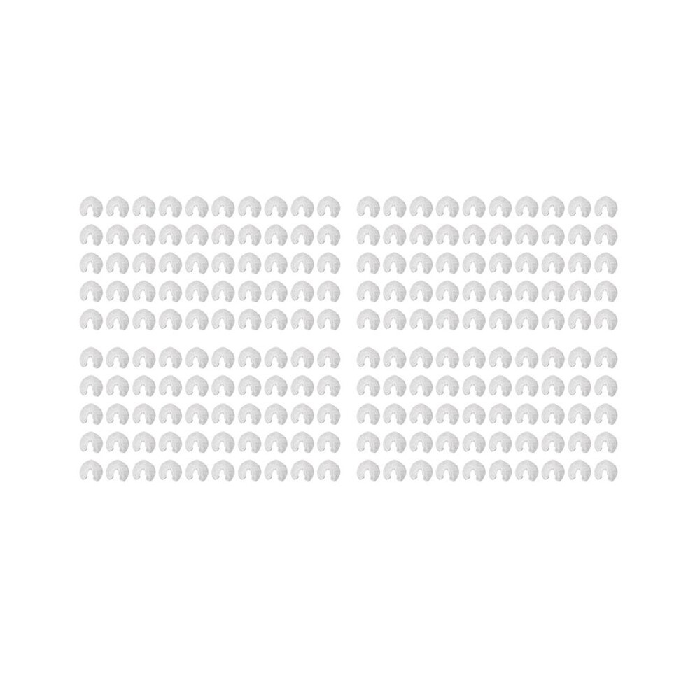 Semoic 200Pc U Shaped Disposable Non-Woven Headrest Pillow Paper Spa Salon Bed Cover Massage Face Cradle Rest Covers