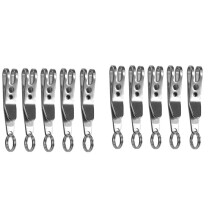 2X Mehrzweck Clip Schlüssel Anhänger, Aufhängen Clip Werkzeug mit Karabiner, Perfekt für Aufhängen Von EDC Werkzeugen, Taschen Lampen Usw.