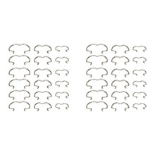 36Pcs 800-801 6-3/8Inch.6-1/2Inch.6-5/8Inch Quick Connector Clips Retaining Transmission Cooler  Clips