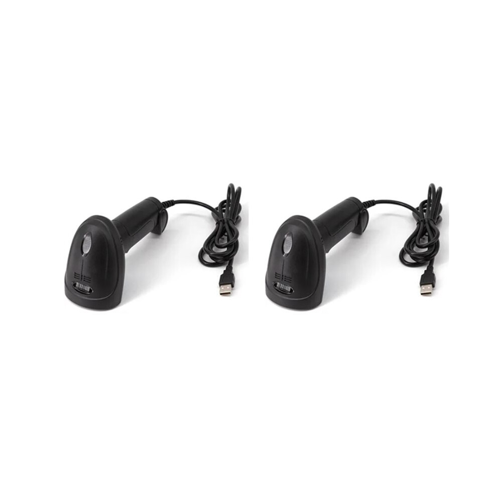 2X Universal 1D/2D Usb Wired Barcode Scanner Handheld Qr Codes Reader Mobile Pos Plug And Support Logistic Store 6031820729950