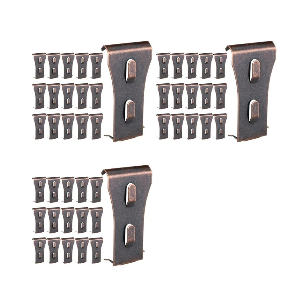Brick Clips,48Pc Brick Clips For Hanging Outdoors Brick Hooks Hangers Wall Clips Picture Hangers Mount Brick No Drill 4712095708117
