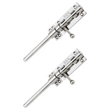 2X Slide Bolt Gate   Bolt  Heavy Duty Door Security Lock Thickened Door Latches Hardware 10In