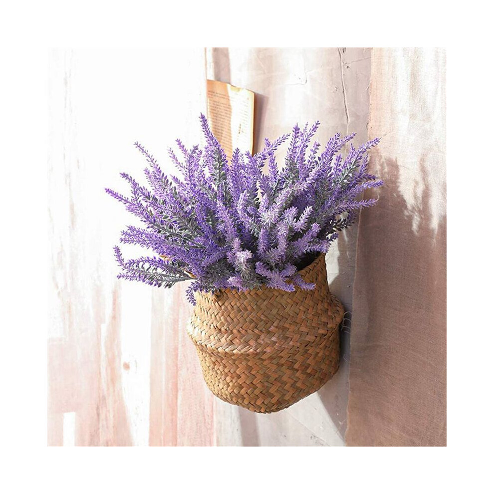 Artificial Lavender Flowers 24Pcs Fake Plants With Faux Plastic Wedding Bouquet For Table Centerpieces Home 4714120656844