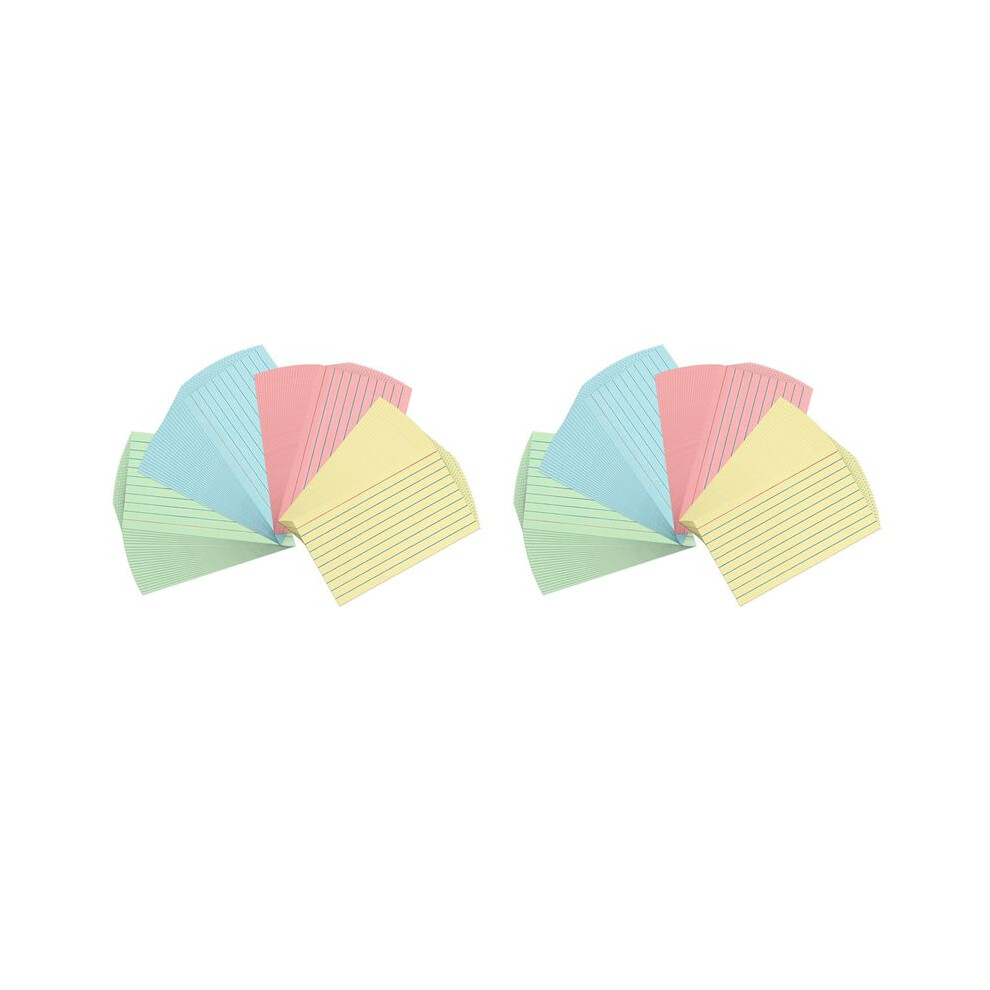 600 Sheets Colored Index Cards 3X5inch Ruled-Lined Note Cards Color Flash Cards For Studying, Note Taking, To Do List 6031891353658