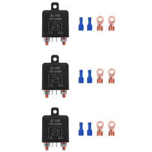 12V 200A Relay Car Truck Engine Automobile Boat Car  Heavy Duty Split Charging ZL180 with 2 Pin Footprint [3 Set]
