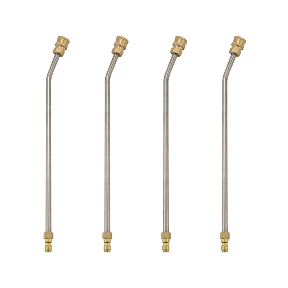 4X Washer Extension Gutter Cleaner Attachment,High Pressure Washer Gutter Rod For Lance/Wand 1/4 Inch Quick Connect 6031762644175