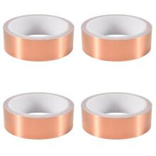 4pcs 30mm X10M Copper Foil Tape Adhesive EMI Shielding Guitar Slug Snail Barrier Tool