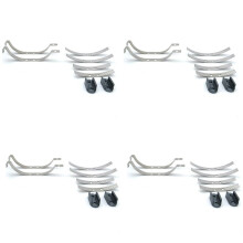 8 Pair Steel Leaf Springs Suspension for WPL D12 B14 B24 B16 B36 RC Truck Car Upgrade Parts Accessories