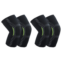 2X Breathable Ginocchiere Sportive da Basket Palloni da Ginnastica Alti Elastici per Pallavolo Supporto da Allenamento per Ginocchio Proteggi XL