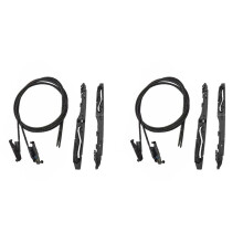 2X FL3Z16502C22 Cables y Rieles para Vidrio de Techo Corredizo Convenientes para  F150 F250 F350 F450 FL3Z-1651071-A FL3Z-1651071-B