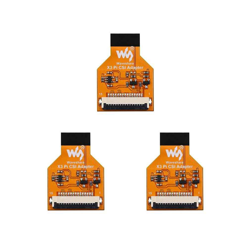 3X Waveshare X3 Pi Csi Adapter For Rising Sun X3 Pi Ov5647 Imx219 Imx477 Csi Adapter Cable 24Pin To 15Pin 4711840197886