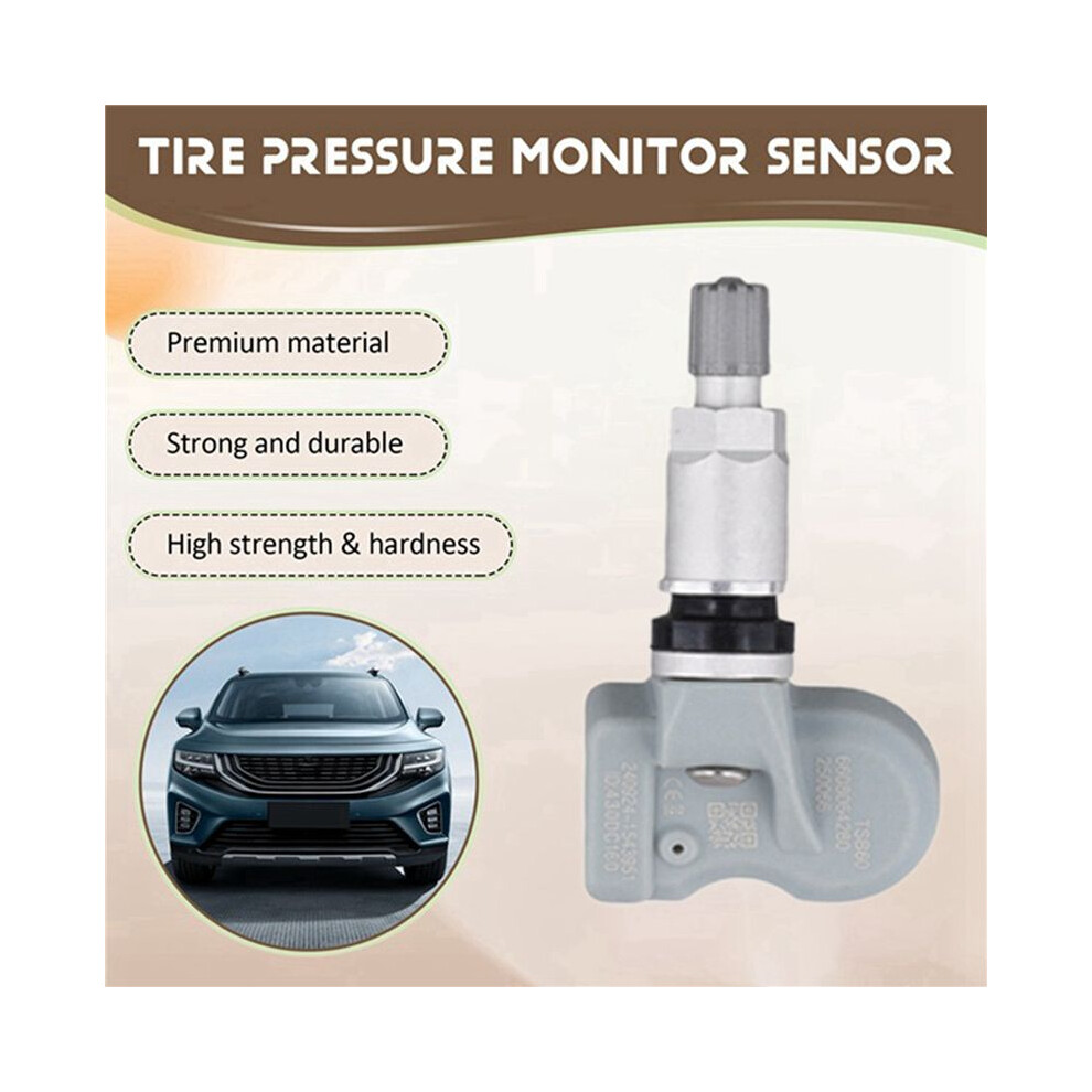 4X 6608064280 Tire Pressure Tpms Sensor For Okavango L Vx11 L 2022-2024 For Atlas Cool L6 L7 Atlas 4712660529048