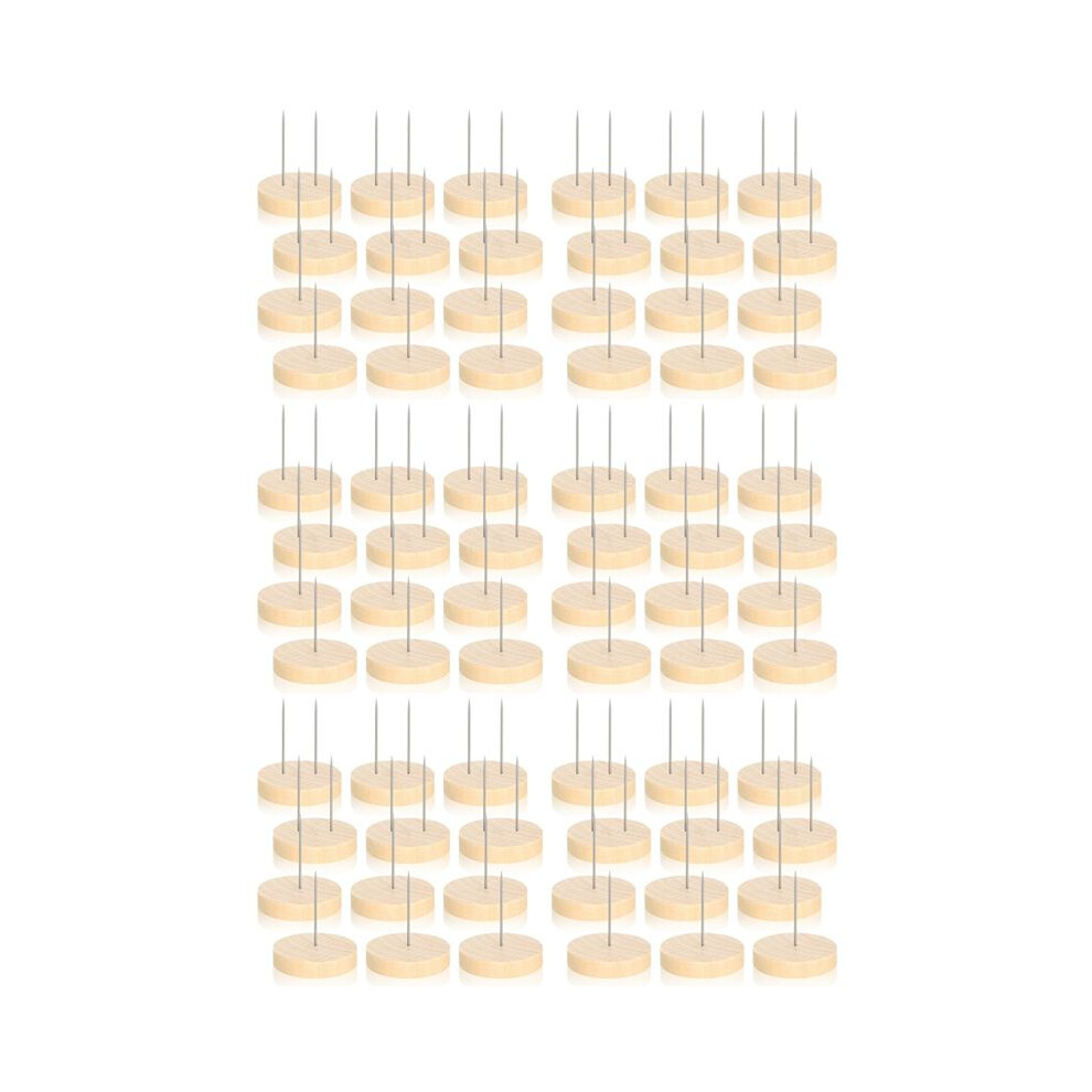 72Pcs Crochet Doll Stand Doll Stand Animal Doll Toy Wooden Base Support Action Figure Stand 4712662317315