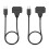 2X Cabo Adaptador  para USB 3.0 para Unidades SSD/HDD de 2,5 Polegadas, Suporta Velocidade de Até 5 Gbps 1