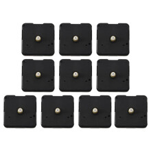 10X Clock Movement Mechanism with White Hour Minute Red Second Hand DIY Tools Kit