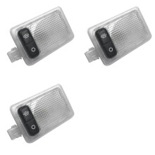3X Interior Reading Lamp Dome Light for Focus Fiesta Mondeo 2005-2011 Car Ceiling Light Signal One Button