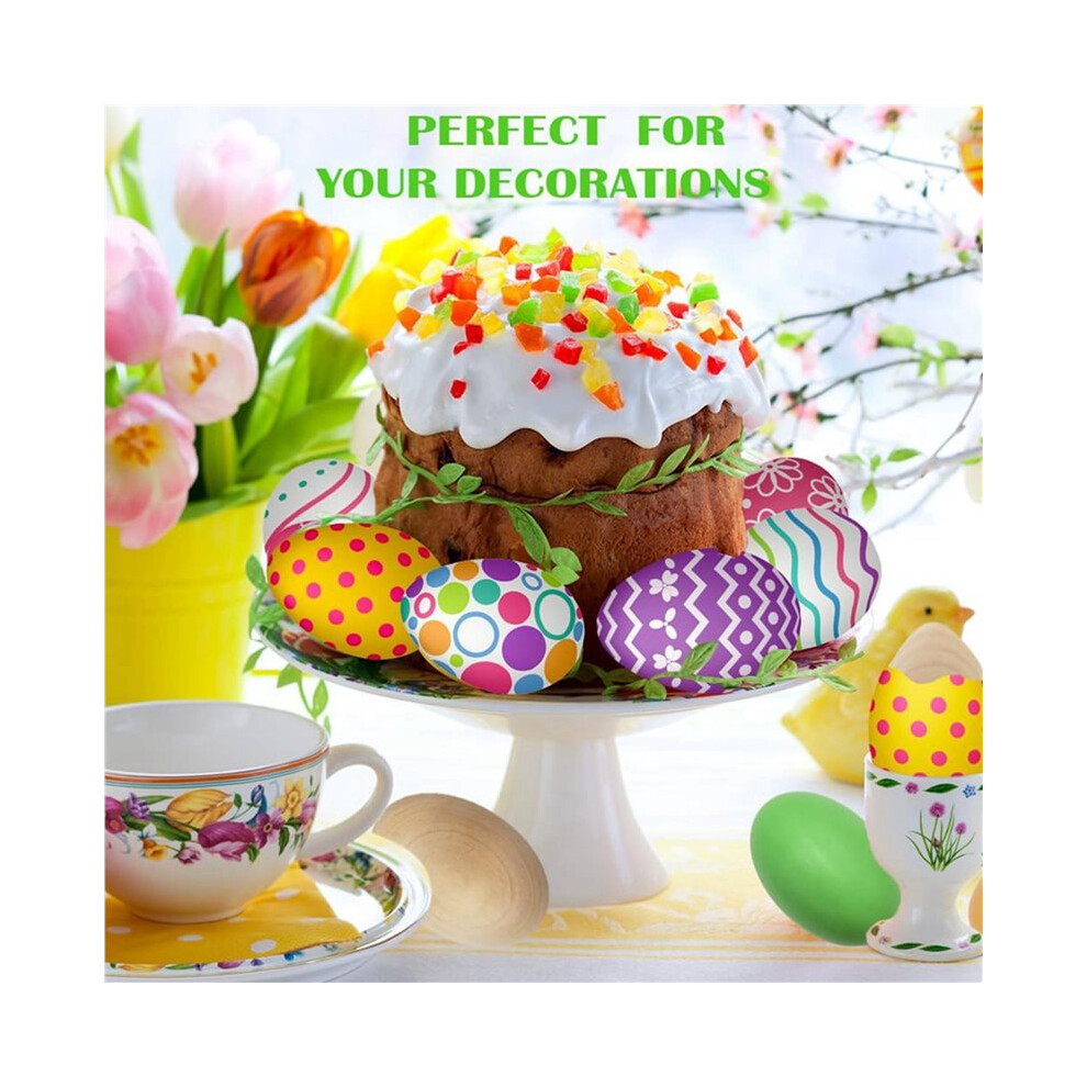 Wooden Fake Eggs White Wooden Eggs, Perfect For Easter Crafts, Decor And Egg Hunts, 2.3 Inches (12-Pack) 6031805695447