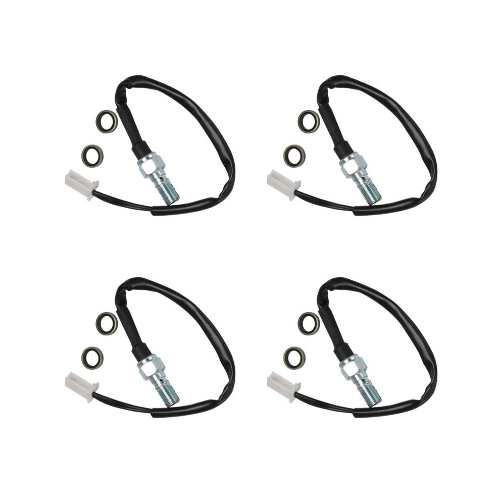 4X Motorcycle Hydraulic Brake Pressure Banjo Bolt M10 Pitch For Atvs M10 1Mm Light 6032048530229