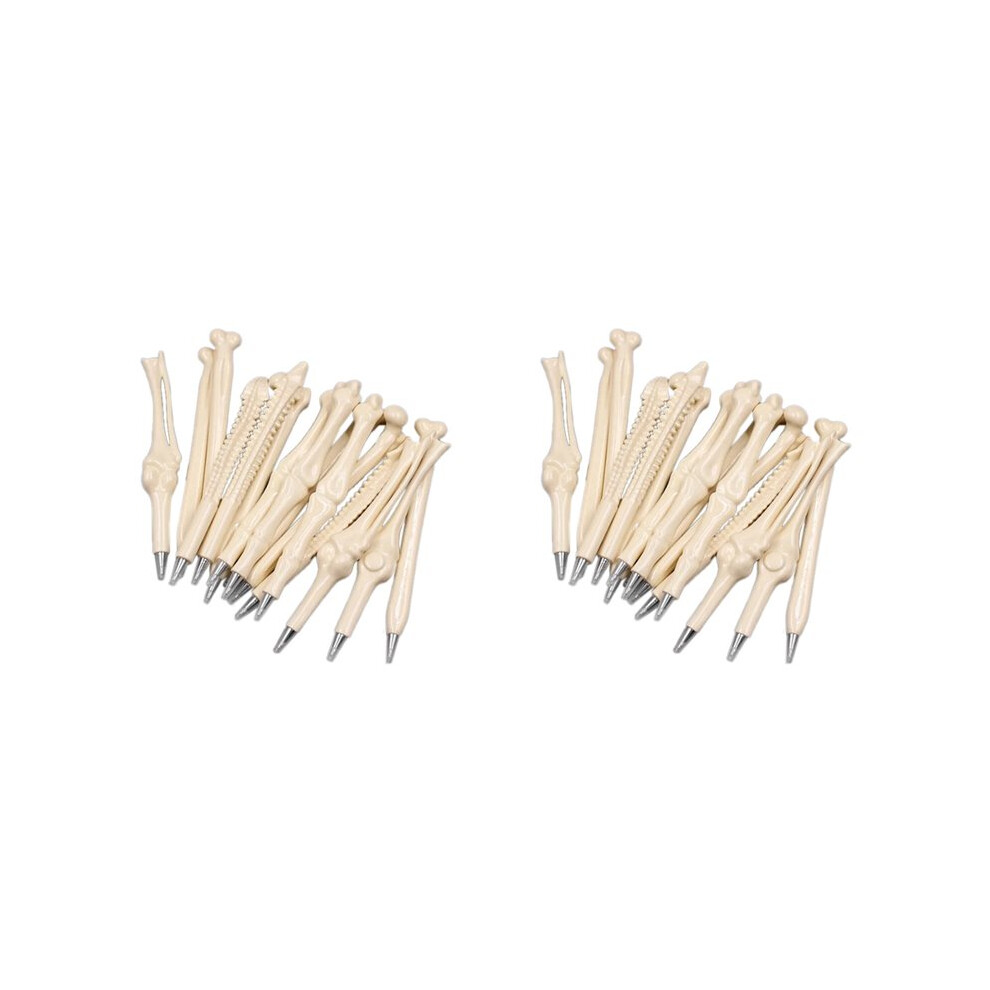 0.5Mm Black Ink Ballpoint Pen 100Pcs Realistic Bone Modeling Ballpoint Pen Stationery Student Prizes 6034002955833