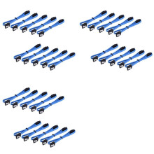 30 Pieces of Sata3.0 Solid State Drive Serial Port Data Cable with Lock Cable 3.0 Data Cable Series 6Gb/S 40cm