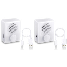 2X Ljudlåda för Gosedjur 360 Sekunders Ljudlåda med Tryckknapp USB-Röstlåda Spelar Upp Knappenhet för Ljudmeddelande