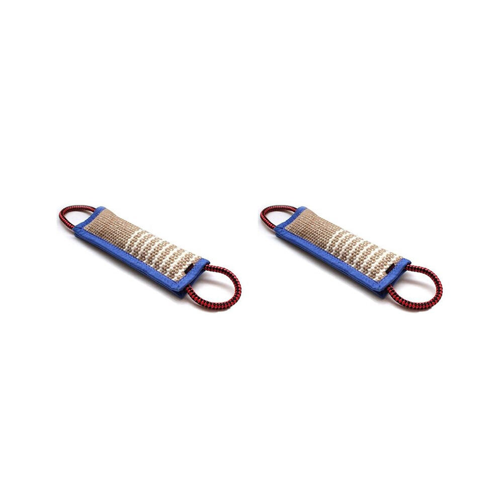 2X Dog Training Bite Pillow Jute Bite Toy Dog Tug Toy Durable Dog Bite Sleeve Stick Training Equipment For Puppy Pet 6033977929252
