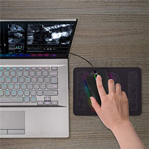 10X USB C Mouse Type C Ergonomic Wired Mouse RGB Gaming Mouse Optical Mouse 1