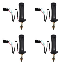 4X 3-Knapps Grävmaskin Joystick Assy Handtag Gears för Daewoo Doosan DH DX150 215 225 300 370-9C Höger Kontrollstång