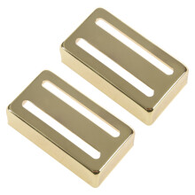 2X Copertura Pickup Chitarra Pickup Copertura Accessori Durevole Della Chitarra A Due Linee Humbucker Oro