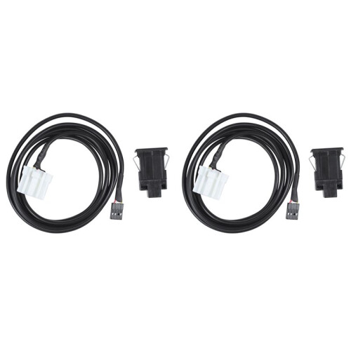 2X Automotive 32-Pin Aux Audio Cable Socket  Module Interface Adapter Cable for  2 3 5 6 Mx5 Rx8 2 3 5 6